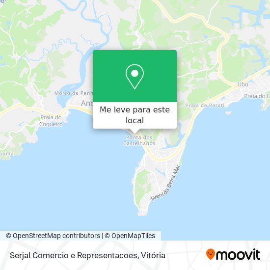 Serjal Comercio e Representacoes mapa