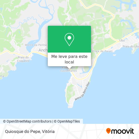 Quiosque do Pepe mapa