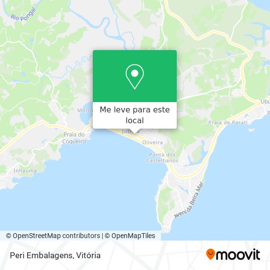 Peri Embalagens mapa
