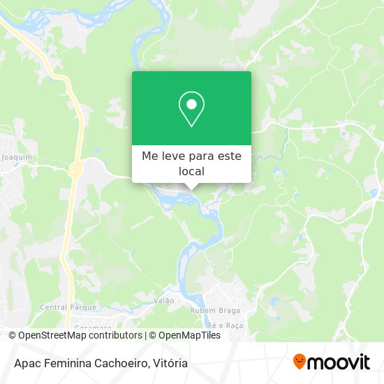 Apac Feminina Cachoeiro mapa