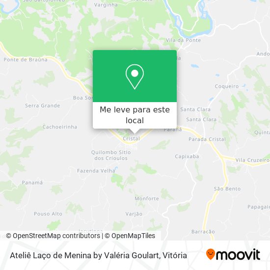 Ateliê Laço de Menina by Valéria Goulart mapa