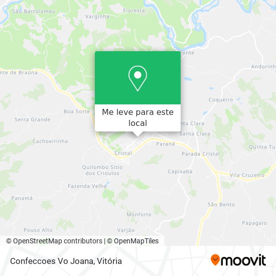 Confeccoes Vo Joana mapa