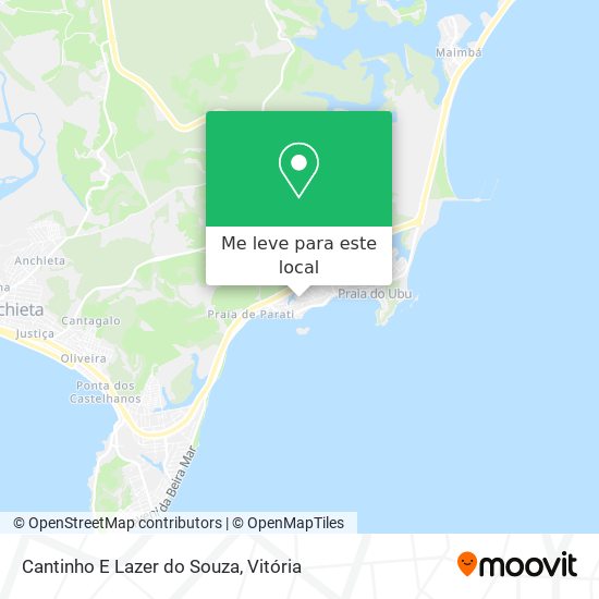 Cantinho E Lazer do Souza mapa