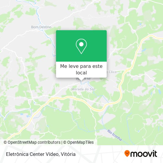 Eletrônica Center Vídeo mapa