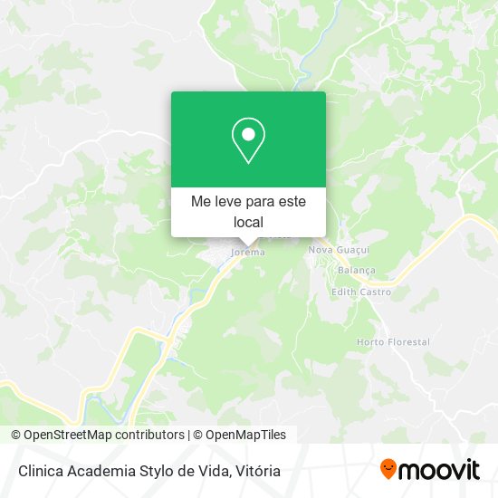 Clinica Academia Stylo de Vida mapa