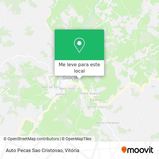 Auto Pecas Sao Cristovao mapa