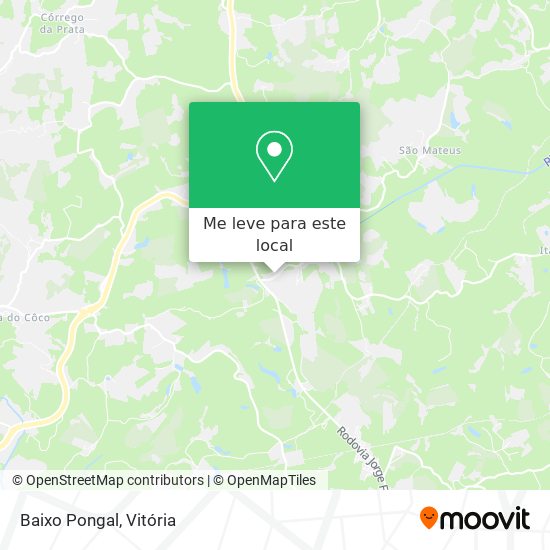 Baixo Pongal mapa