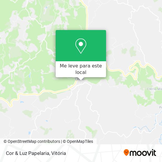 Cor & Luz Papelaria mapa