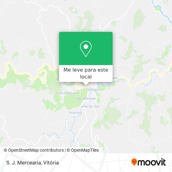 S. J. Mercearia mapa