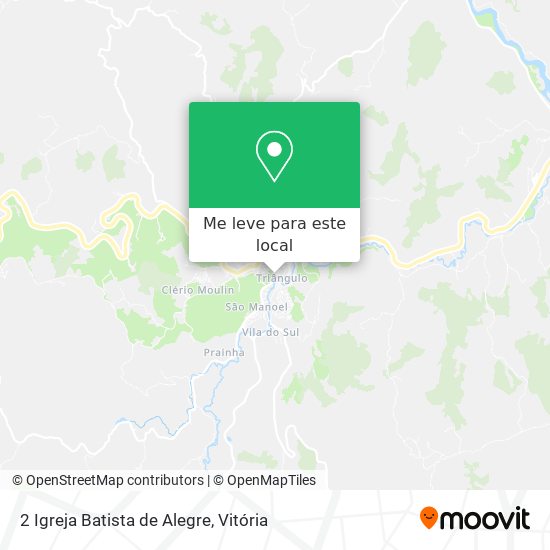 2 Igreja Batista de Alegre mapa