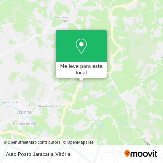 Auto Posto Jaracatia mapa