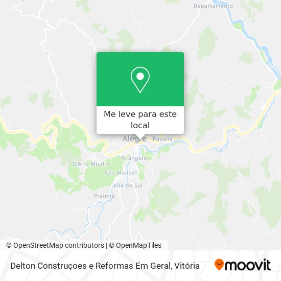 Delton Construçoes e Reformas Em Geral mapa