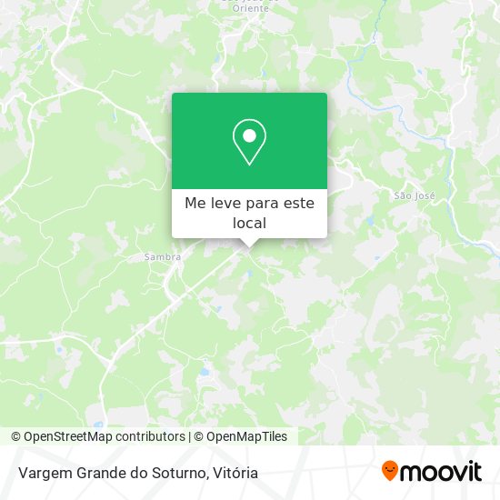 Vargem Grande do Soturno mapa