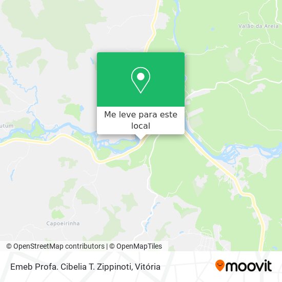 Emeb Profa. Cibelia T. Zippinoti mapa