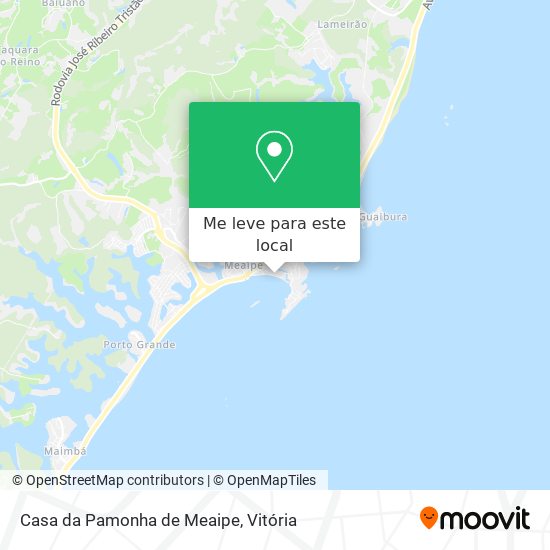 Casa da Pamonha de Meaipe mapa