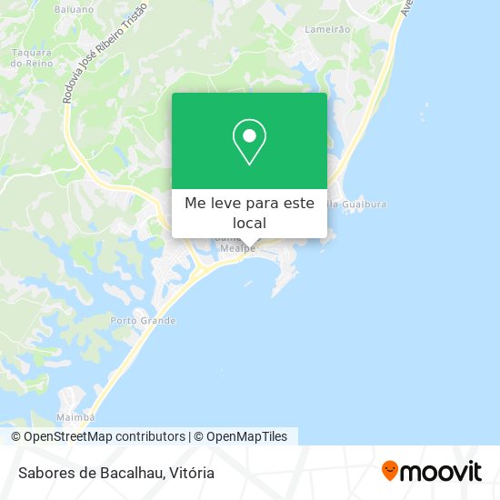 Sabores de Bacalhau mapa