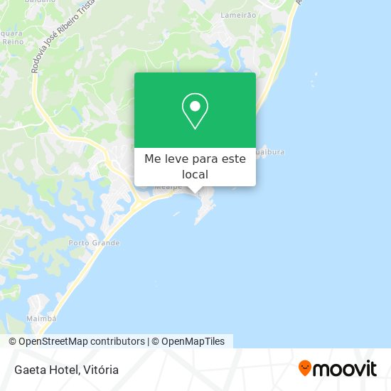 Gaeta Hotel mapa