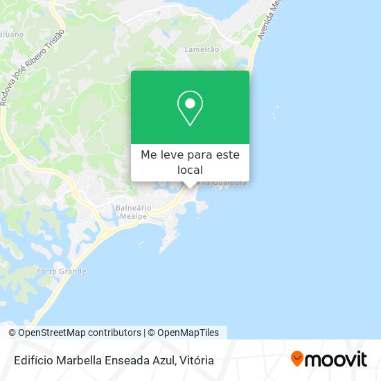 Edifício Marbella Enseada Azul mapa