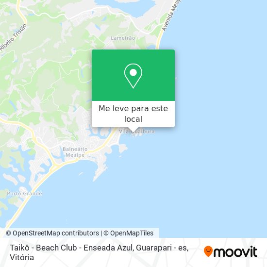 Taikô - Beach Club - Enseada Azul, Guarapari - es mapa