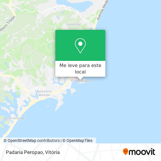 Padaria Peropao mapa