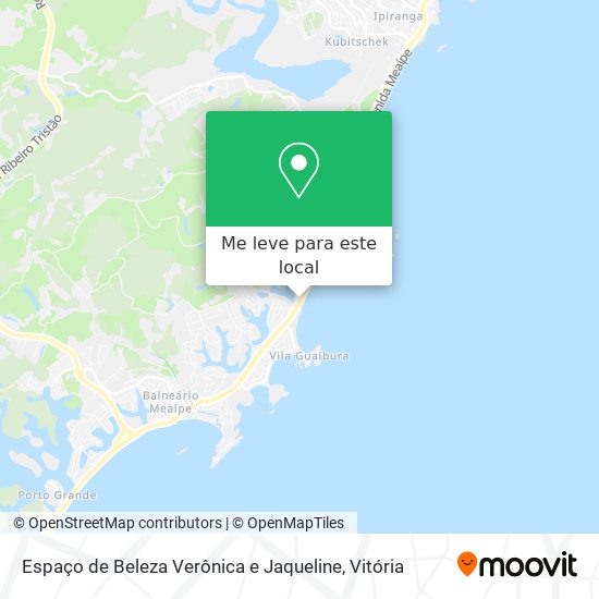 Espaço de Beleza Verônica e Jaqueline mapa