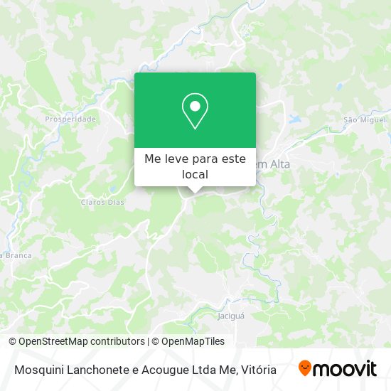 Mosquini Lanchonete e Acougue Ltda Me mapa