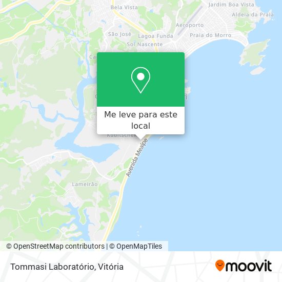 Tommasi Laboratório mapa
