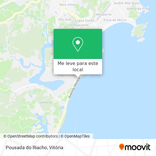 Pousada do Riacho mapa