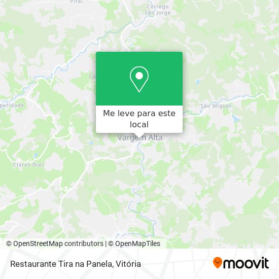 Restaurante Tira na Panela mapa