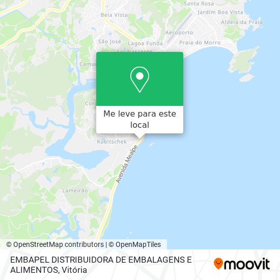 EMBAPEL DISTRIBUIDORA DE EMBALAGENS E ALIMENTOS mapa