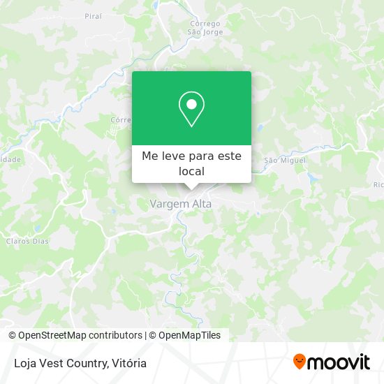 Loja Vest Country mapa
