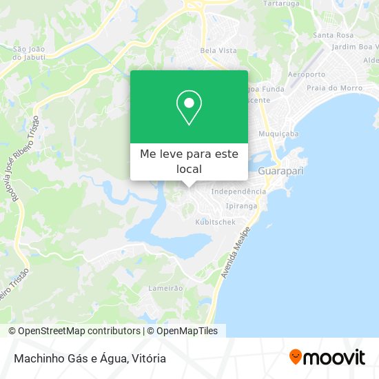 Machinho Gás e Água mapa