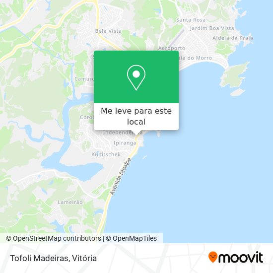 Tofoli Madeiras mapa