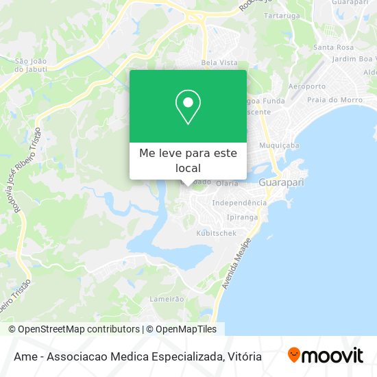 Ame - Associacao Medica Especializada mapa