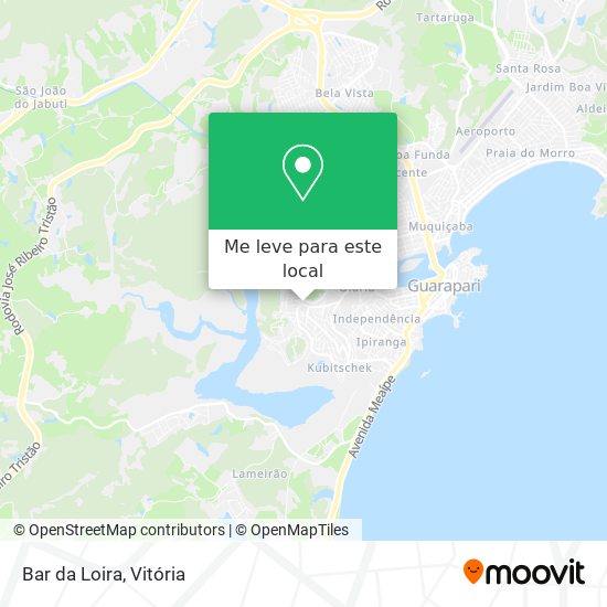 Bar da Loira mapa