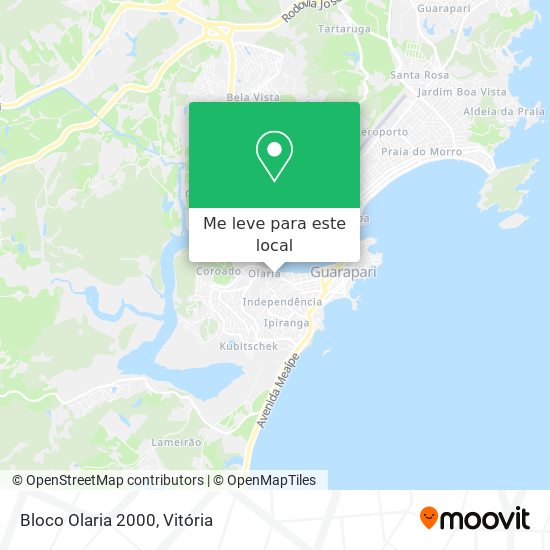Bloco Olaria 2000 mapa