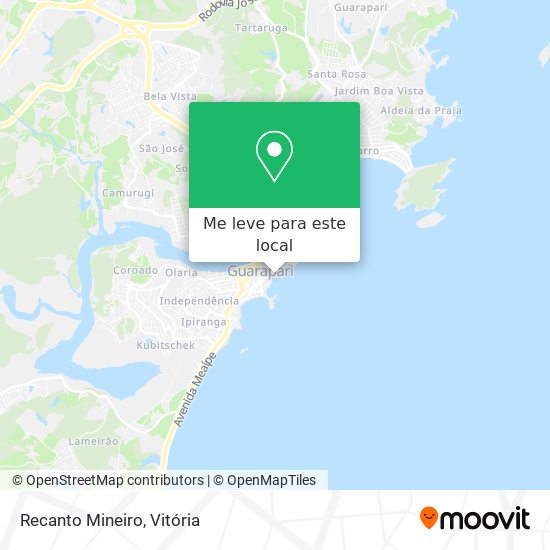 Recanto Mineiro mapa