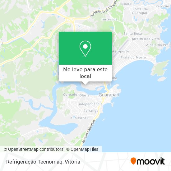 Refrigeração Tecnomaq mapa