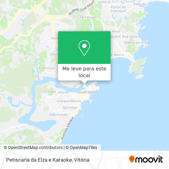 Petiscaria da Elza e Karaoke mapa