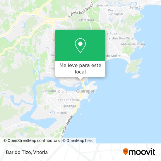 Bar do Tizo mapa