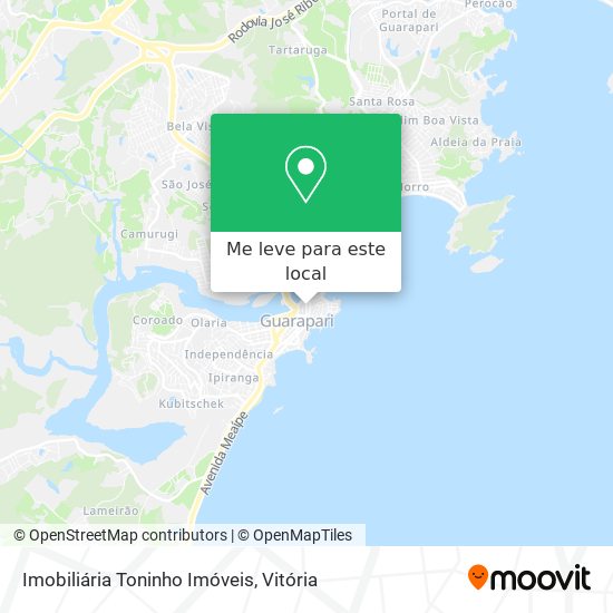 Imobiliária Toninho Imóveis mapa