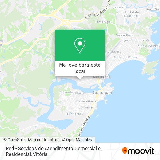 Red - Servicos de Atendimento Comercial e Residencial mapa