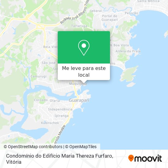 Condomínio do Edifício Maria Thereza Furfaro mapa