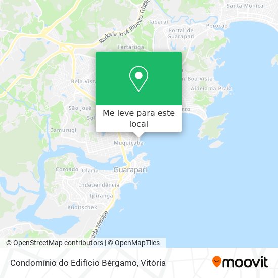 Condomínio do Edifício Bérgamo mapa