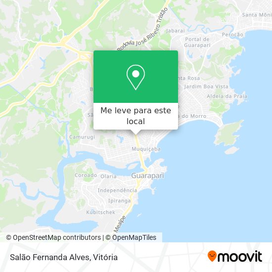 Salão Fernanda Alves mapa