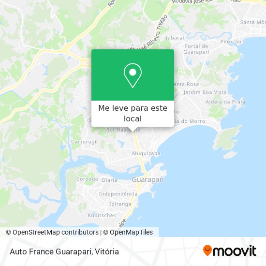 Auto France Guarapari mapa