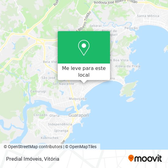 Predial Imóveis mapa