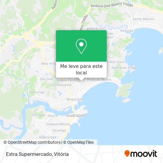 Extra Supermercado mapa