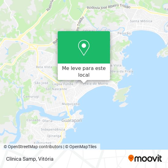 Clínica Samp mapa