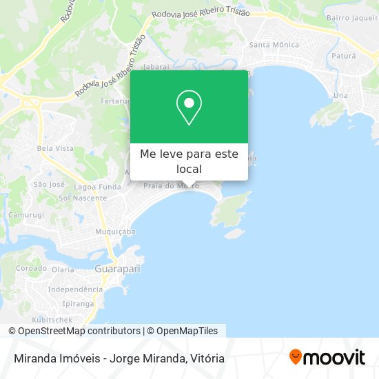 Miranda Imóveis - Jorge Miranda mapa